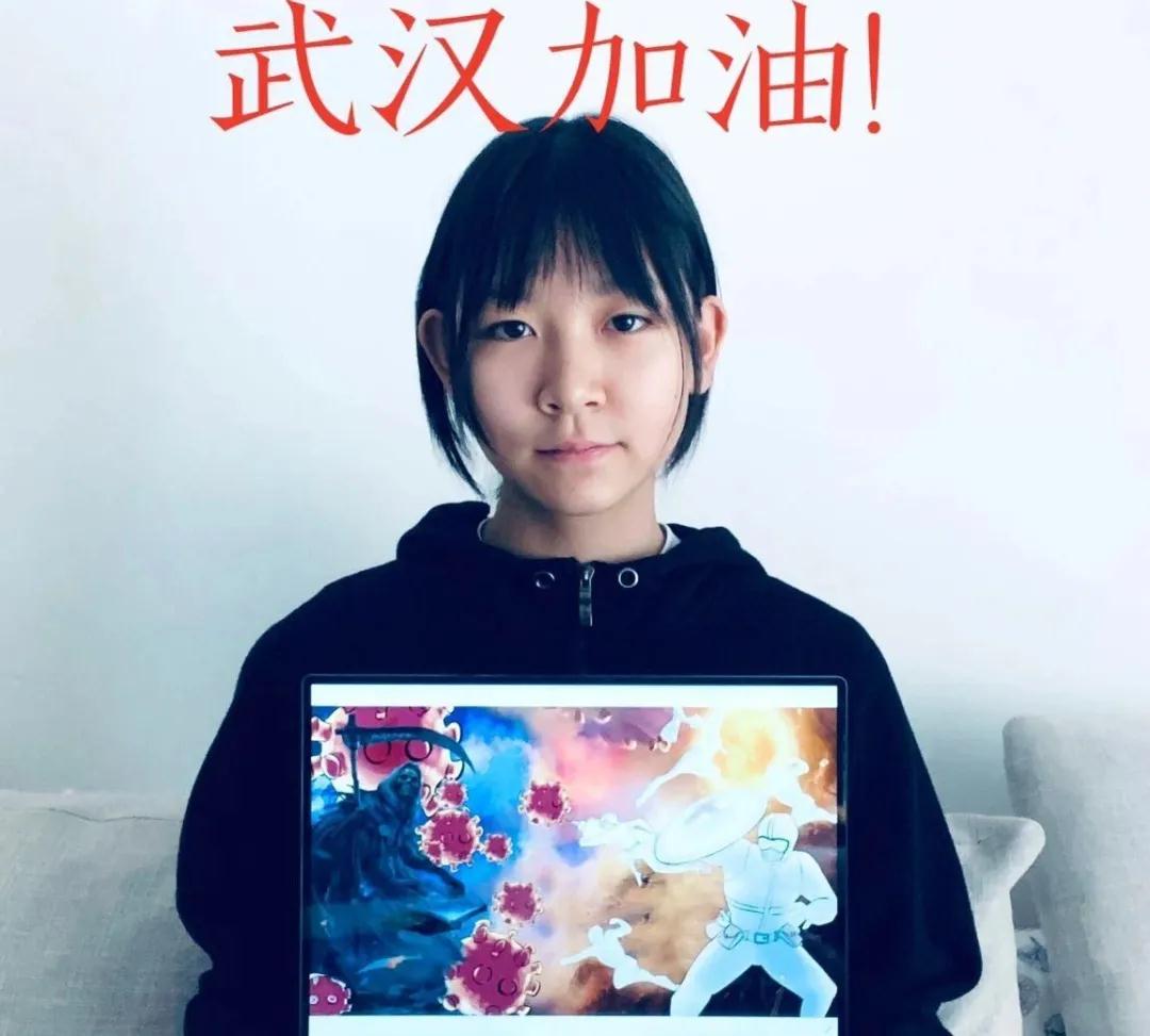 凝聚正能量，同心抗疫情|力邁中美國際學校手抄報主題活動(圖11)
